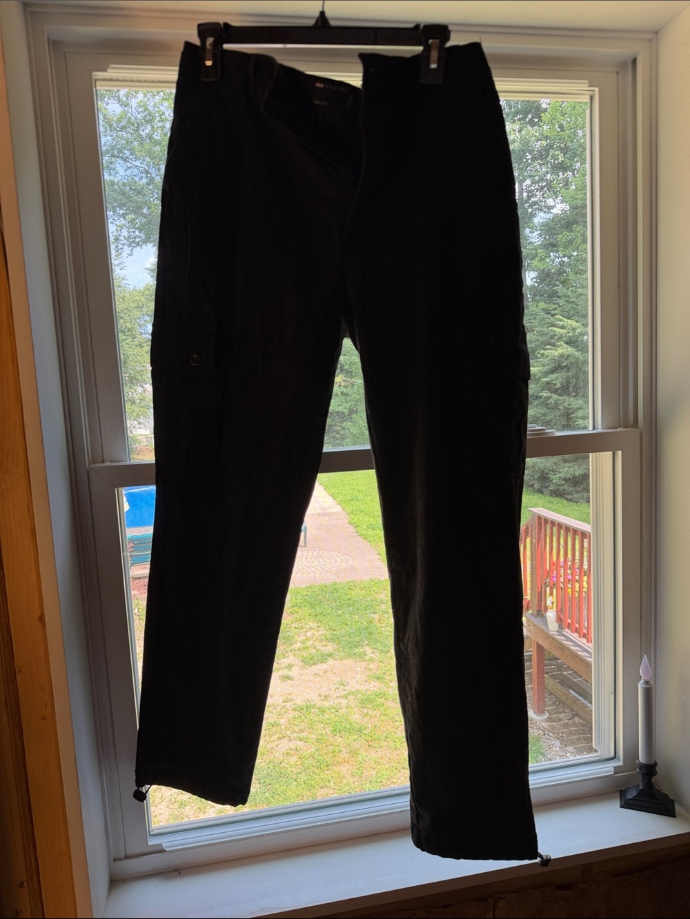 ASOS- Unisex Black tapered Cargo style Pants - Classic Utility Sz W32 L32